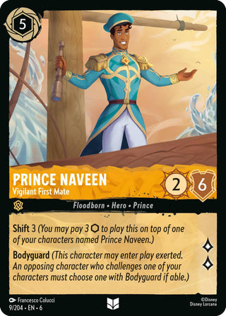Prince Naveen - Vigilant First Mate (9) (6) - Disney Lorcana Single