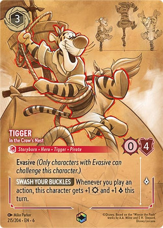 Tigger - In the Crow’s Nest (Enchanted) (215) (6) - Disney Lorcana Single