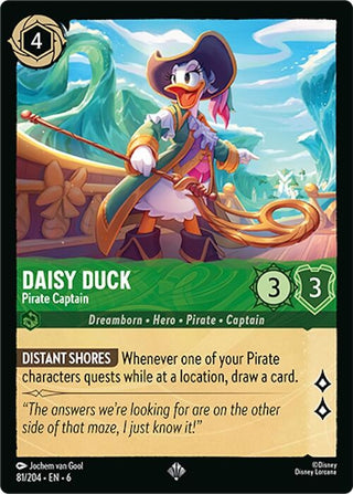 Daisy Duck - Pirate Captain (81) (6) - Disney Lorcana Single