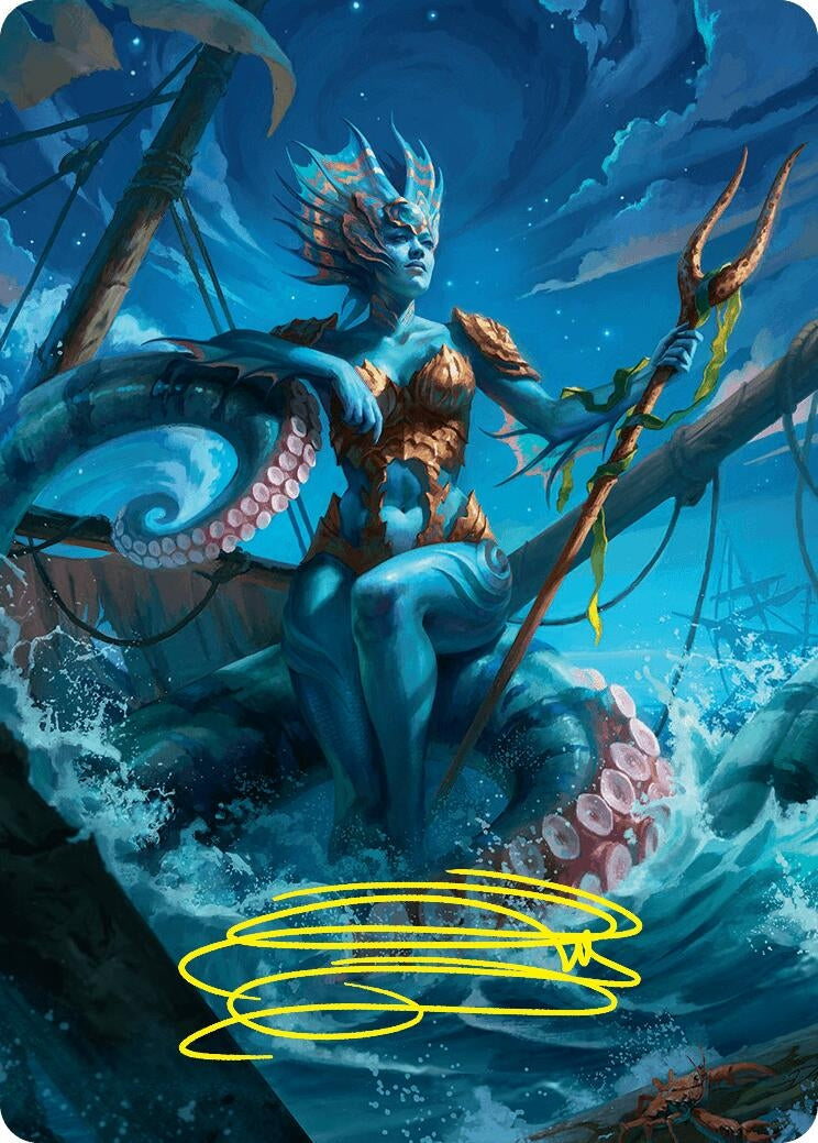 Kaito Cunning Infiltrator Art Card (30/54) (Gold-Stamped Signature) (30) [ASFDN] - MTG Single
