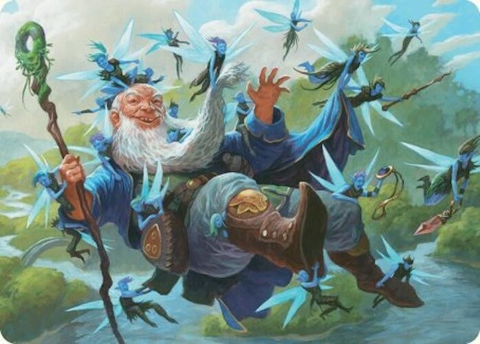 Mischievous Mystic Art Card (7/54) (7) [ASFDN] - MTG Single