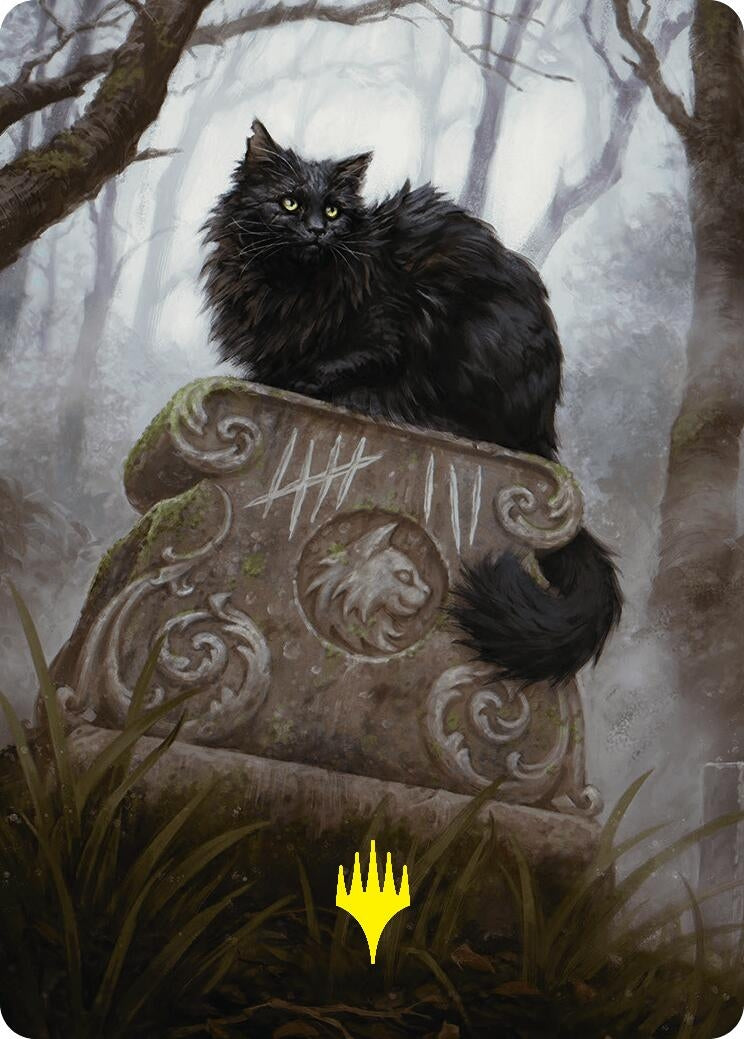 Nine-Lives Familiar 2 Art Card (36/54) (Gold-Stamped Planeswalker Symbol) (36) [ASFDN] - MTG Single