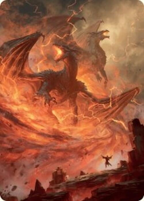 Rite of the Dragoncaller Art Card (38/54) (38) [ASFDN] - MTG Single