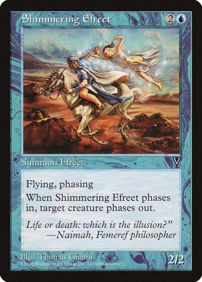 Shimmering Efreet [VIS] - MTG Single