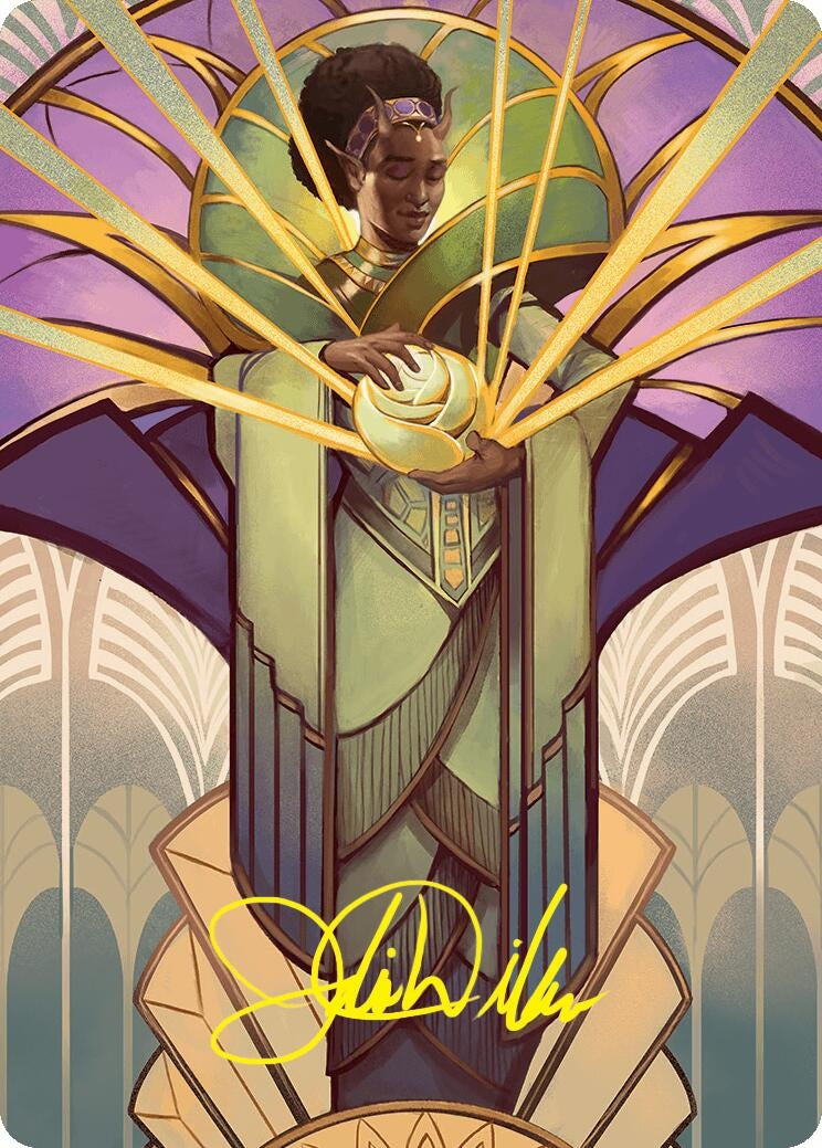 Bloom Tender Art Card (54/54) (Gold-Stamped Signature) (54) [ASFDN] - MTG Single