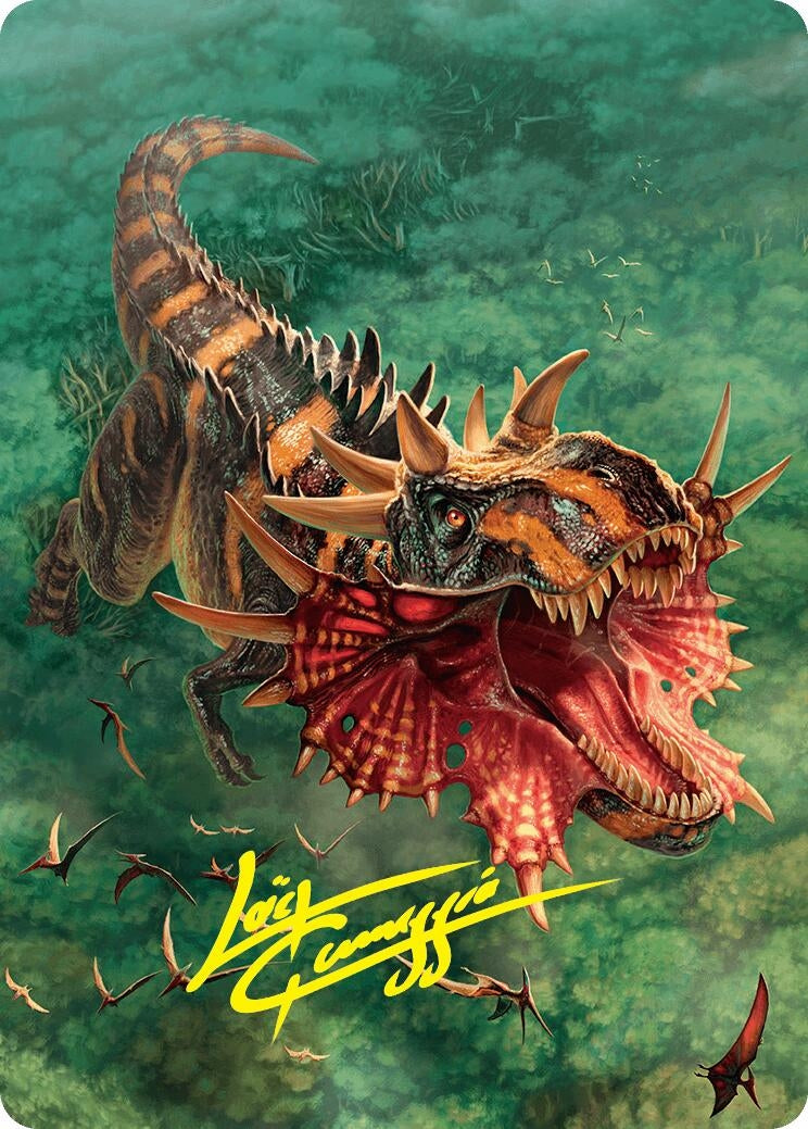 Gigantosaurus Art Card (53/54) (Gold-Stamped Signature) (53) [ASFDN] - MTG Single
