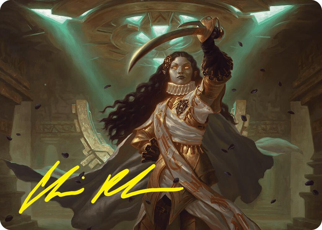 Elenda Saint of Dusk Art Card (15/54) (Gold-Stamped Signature) (15) [ASFDN] - MTG Single