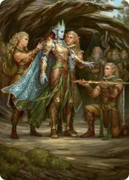 Lathril Blade of the Elves Art Card (48/54) (48) [ASFDN] - MTG Single
