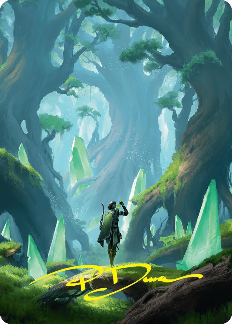 Forest Art Card (25/54) (Gold-Stamped Signature) (25) [ASFDN] - MTG Single