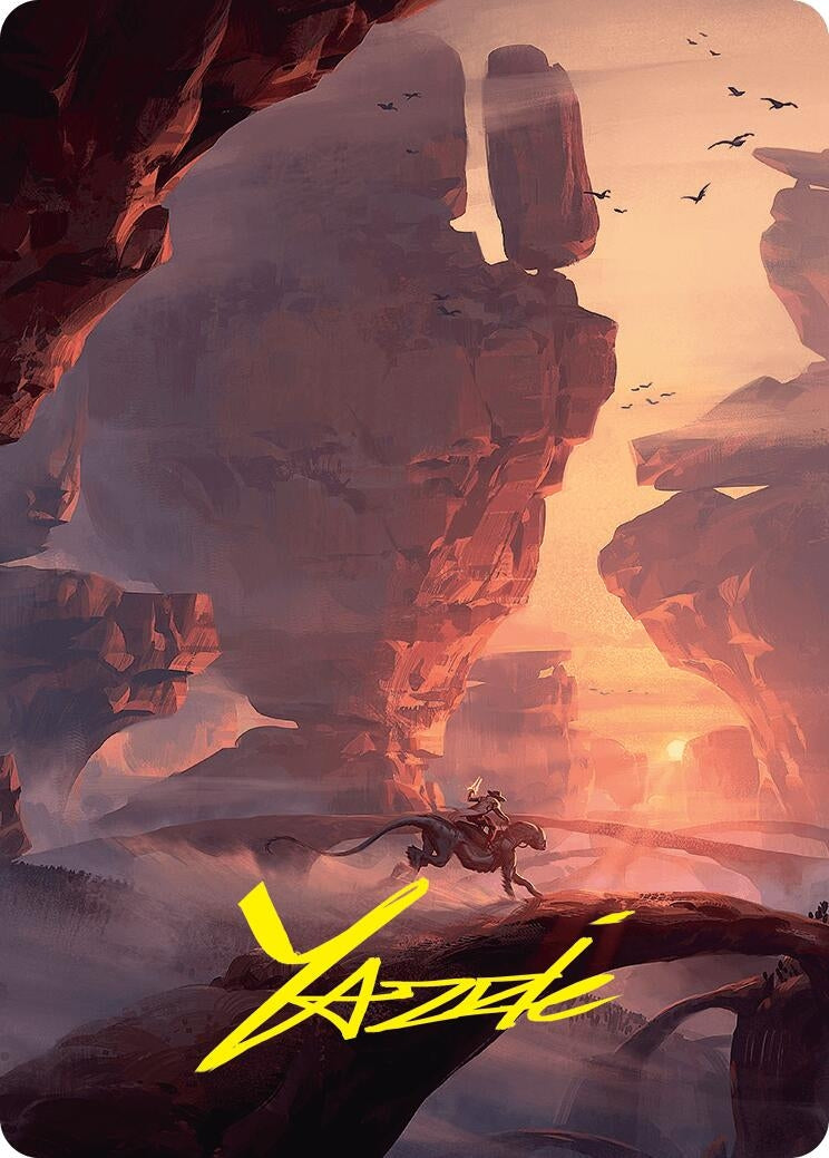 Mountain Art Card (24/54) (Gold-Stamped Signature) (24) [ASFDN] - MTG Single