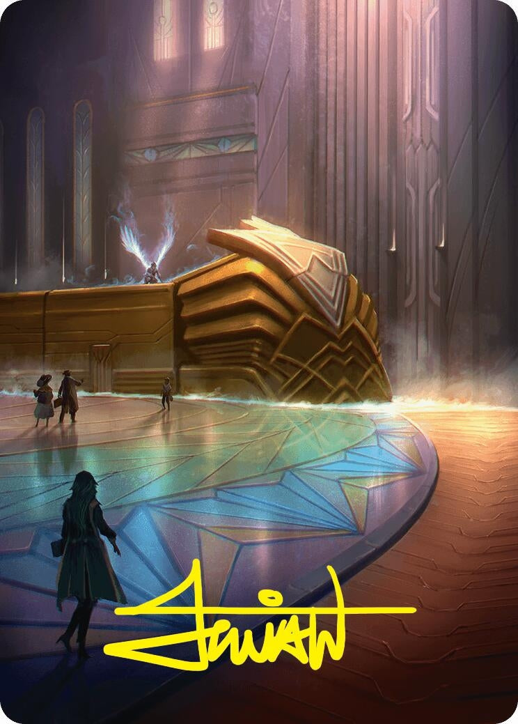 Plains Art Card (21/54) (Gold-Stamped Signature) (21) [ASFDN] - MTG Single