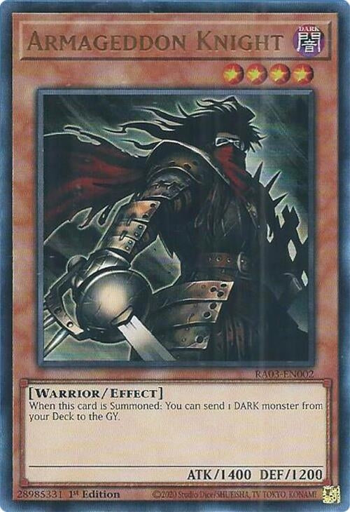 Armageddon Knight (UR) (3002) - YuGiOh Single