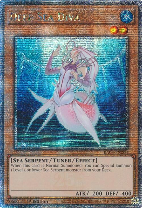 Deep Sea Diva (Quarter Century Secret Rare) (3004) - YuGiOh Single