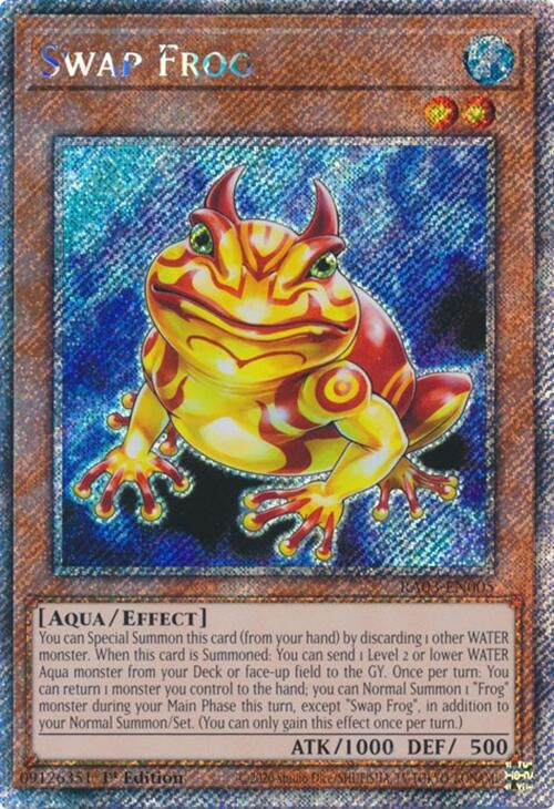 Swap Frog (Platinum Secret Rare) (3005) - YuGiOh Single