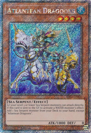 Atlantean Dragoons (Platinum Secret Rare) (3006) - YuGiOh Single