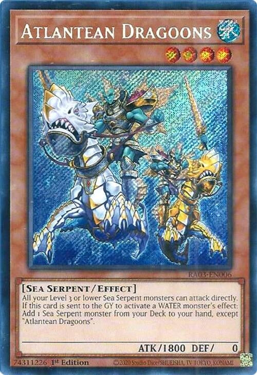 Atlantean Dragoons (Secret Rare) (3006) - YuGiOh Single