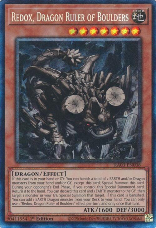 Redox Dragon Ruler of Boulders (PCR) (3008) - YuGiOh Single