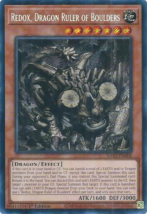 Redox Dragon Ruler of Boulders (Secret Rare) (3008) - YuGiOh Single