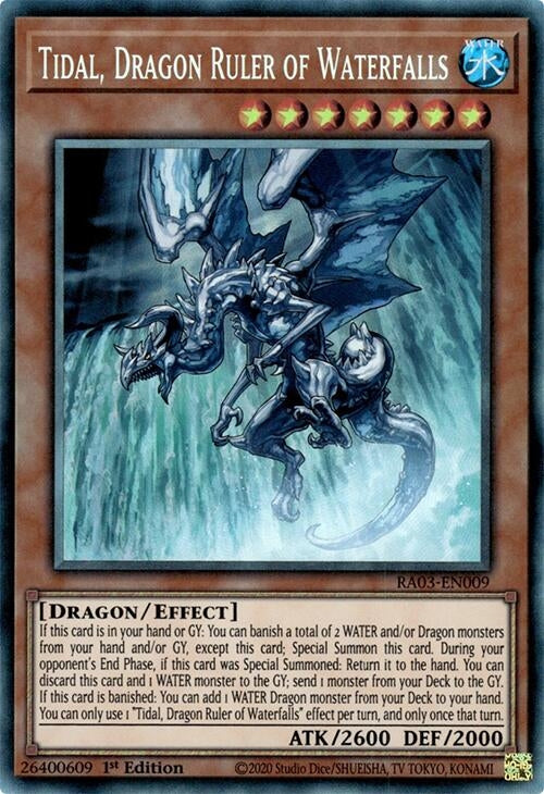 Tidal Dragon Ruler of Waterfalls (PCR) (3009) - YuGiOh Single