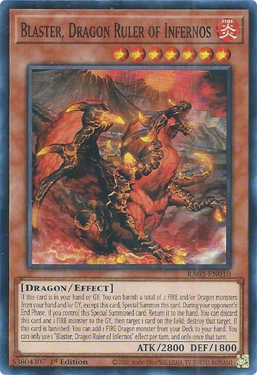 Blaster Dragon Ruler of Infernos (3010) - YuGiOh Single