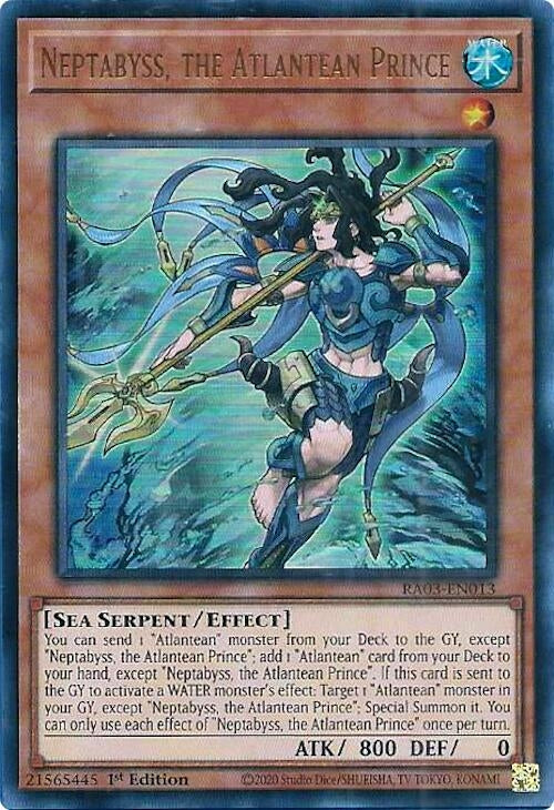 Neptabyss the Atlantean Prince (UR) (3013) - YuGiOh Single