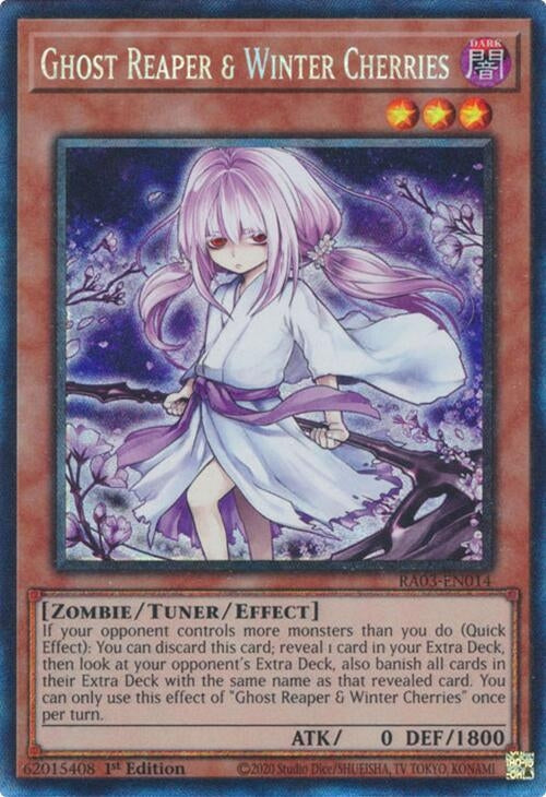 Ghost Reaper & Winter Cherries (Alternate Art) (PCR) (3014) - YuGiOh Single