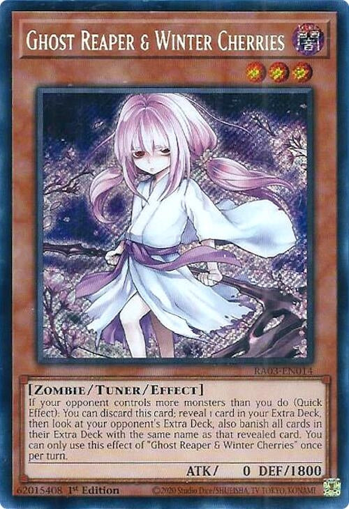 Ghost Reaper & Winter Cherries (Secret Rare) (3014) - YuGiOh Single