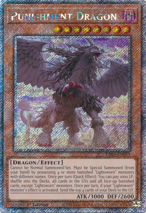 Punishment Dragon (Platinum Secret Rare) (3015) - YuGiOh Single