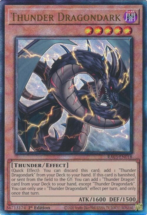 Thunder Dragondark (PUR) (3018) - YuGiOh Single