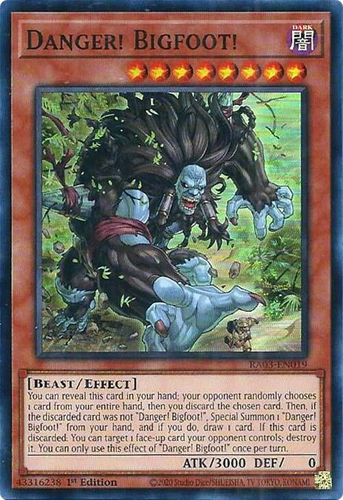 Danger! Bigfoot! (3019) - YuGiOh Single
