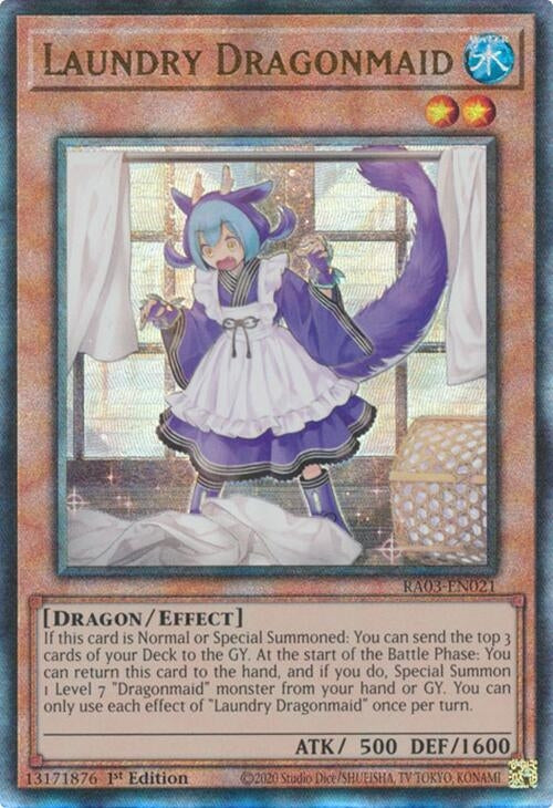Laundry Dragonmaid (PUR) (3021) - YuGiOh Single