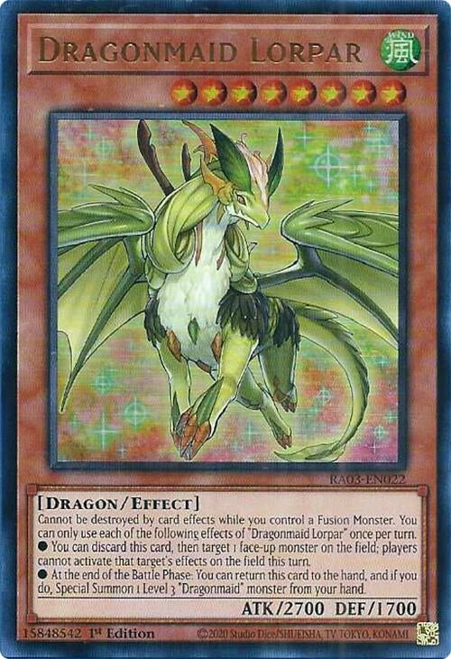 Dragonmaid Lorpar (UR) (3022) - YuGiOh Single