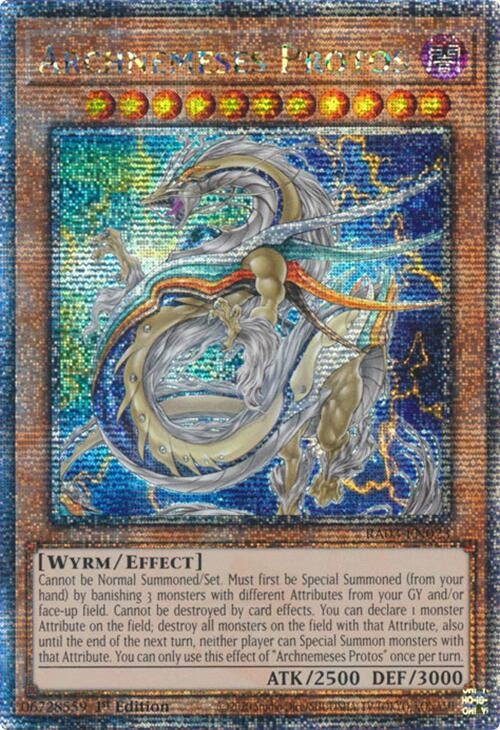 Archnemeses Protos (Quarter Century Secret Rare) (3023) - YuGiOh Single