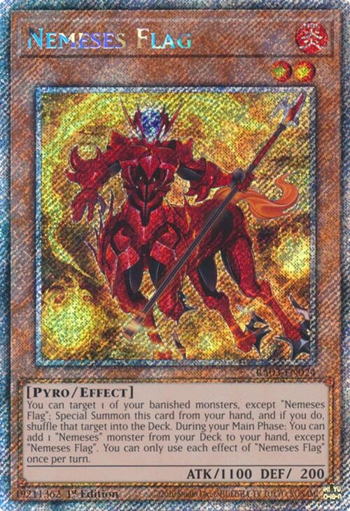 Nemeses Flag (Platinum Secret Rare) (3024) - YuGiOh Single