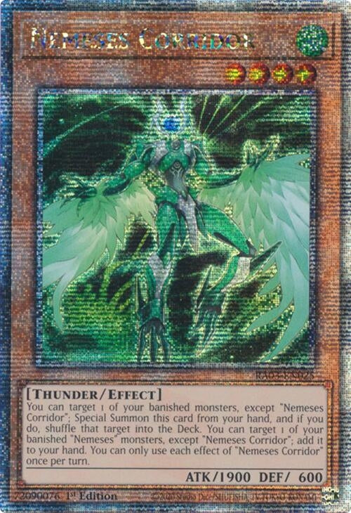 Nemeses Corridor (Quarter Century Secret Rare) (3025) - YuGiOh Single