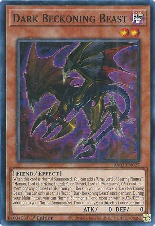 Dark Beckoning Beast (3027) - YuGiOh Single