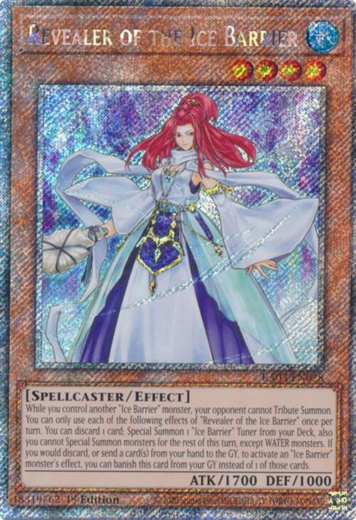 Revealer of the Ice Barrier (Platinum Secret Rare) (3028) - YuGiOh Single