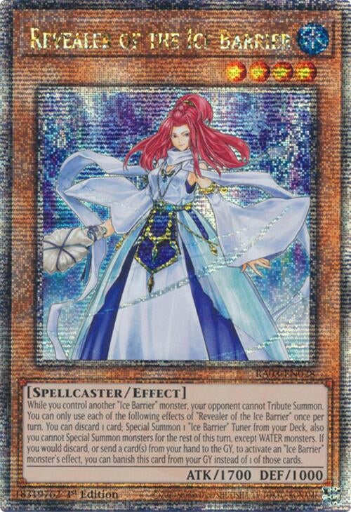 Revealer of the Ice Barrier (Quarter Century Secret Rare) (3028) - YuGiOh Single