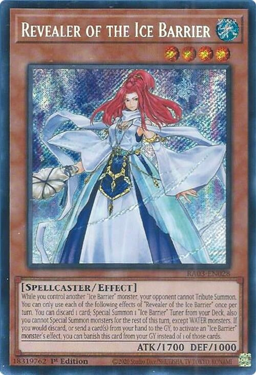 Revealer of the Ice Barrier (Secret Rare) (3028) - YuGiOh Single