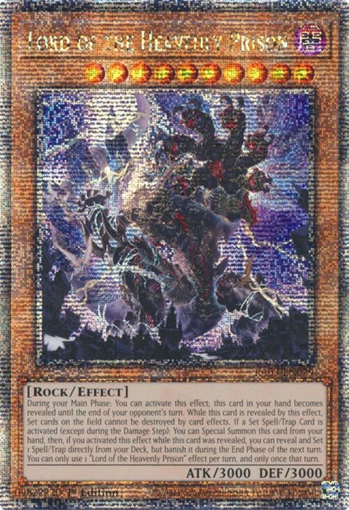 Lord of the Heavenly Prison (Quarter Century Secret Rare) (3029) - YuGiOh Single