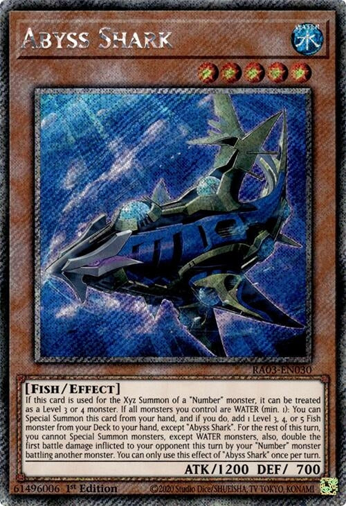Abyss Shark (Platinum Secret Rare) (3030) - YuGiOh Single