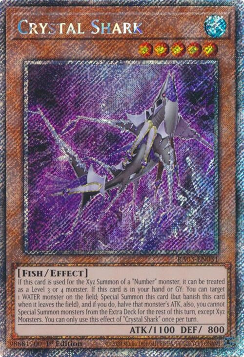 Crystal Shark (Platinum Secret Rare) (3031) - YuGiOh Single
