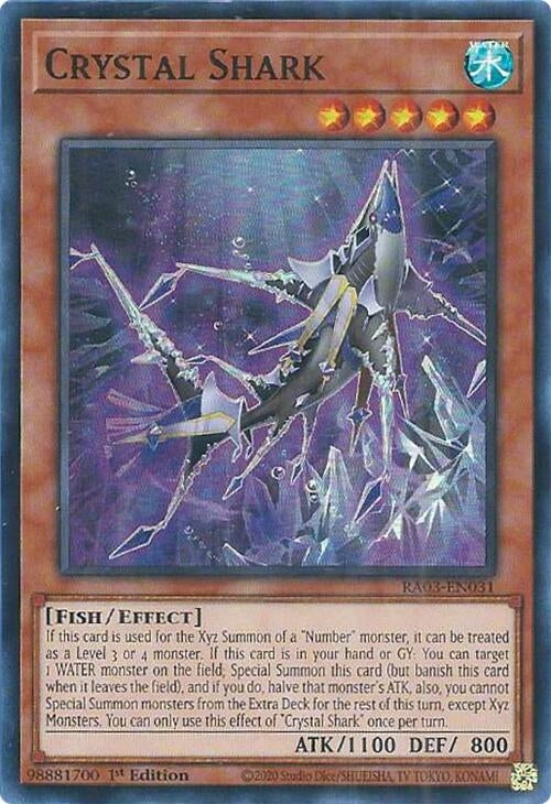 Crystal Shark (3031) - YuGiOh Single