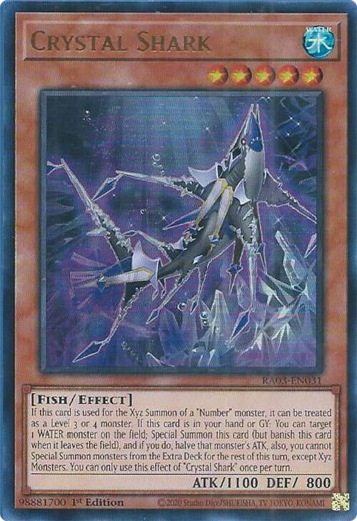 Crystal Shark (UR) (3031) - YuGiOh Single