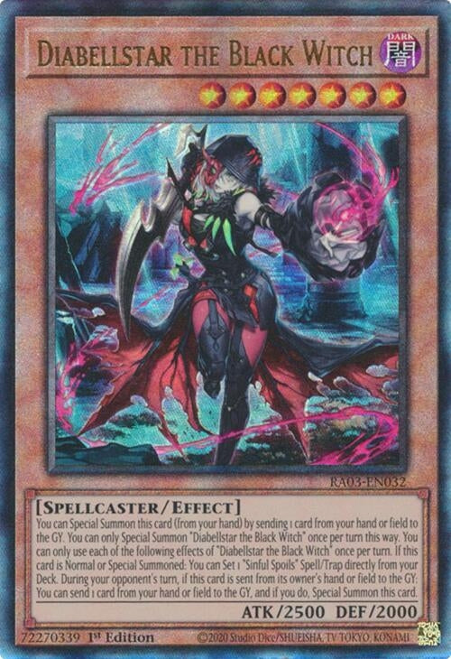 Diabellstar the Black Witch (PUR) (3032) - YuGiOh Single