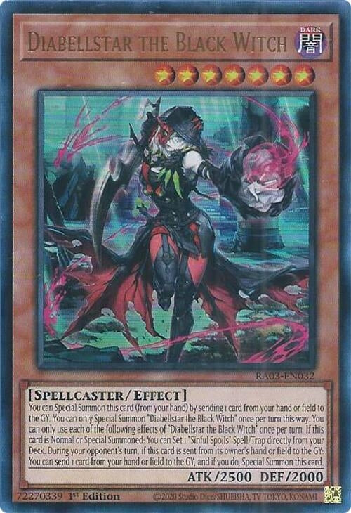Diabellstar the Black Witch (UR) (3032) - YuGiOh Single