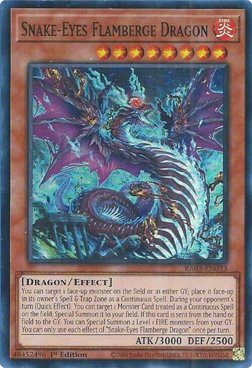 Snake-Eyes Flamberge Dragon (3033) - YuGiOh Single