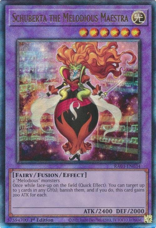 Schuberta the Melodious Maestra (PUR) (3034) - YuGiOh Single