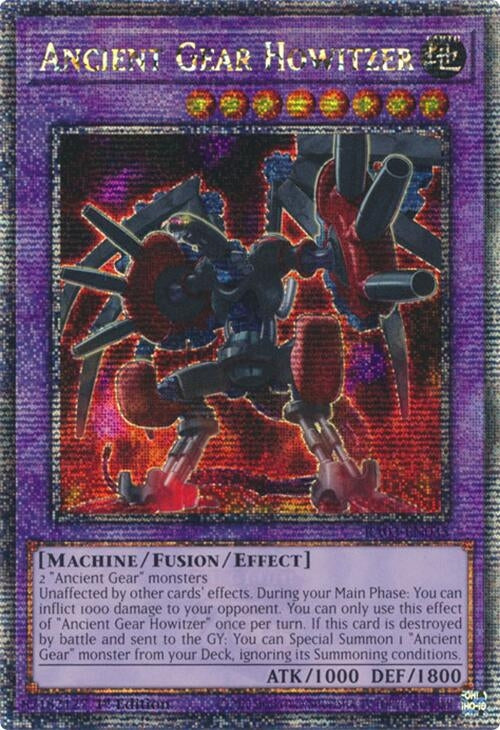 Ancient Gear Howitzer (Quarter Century Secret Rare) (3035) - YuGiOh Single