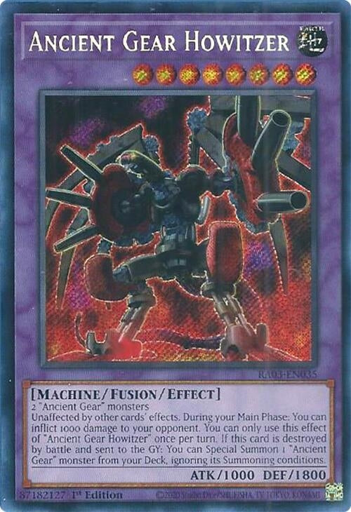 Ancient Gear Howitzer (Secret Rare) (3035) - YuGiOh Single